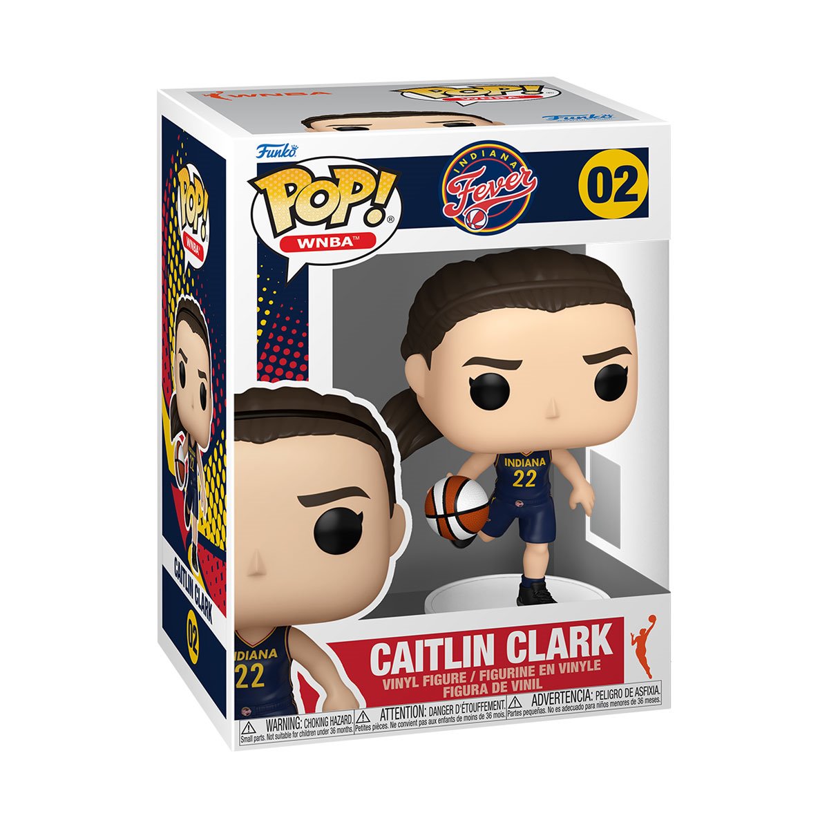 Funko POP! Sports Icons WNBA Basketball Indiana Fever 02 Caitlin Clark