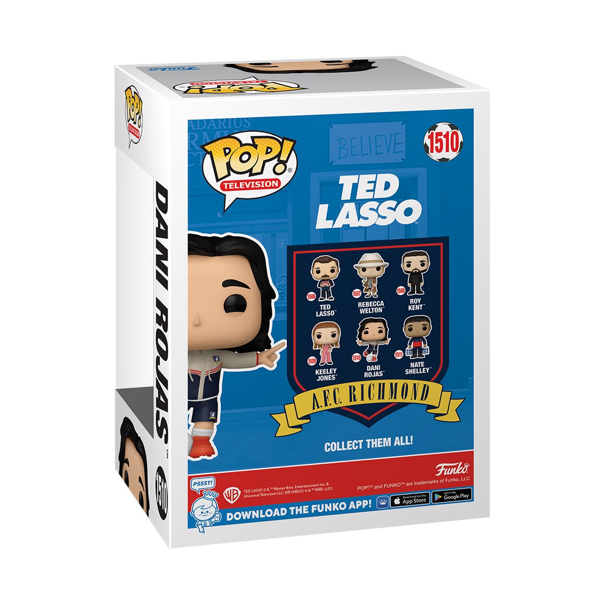 Funko POP! TV Apple+ Ted Lasso 1510 Dani Rojas