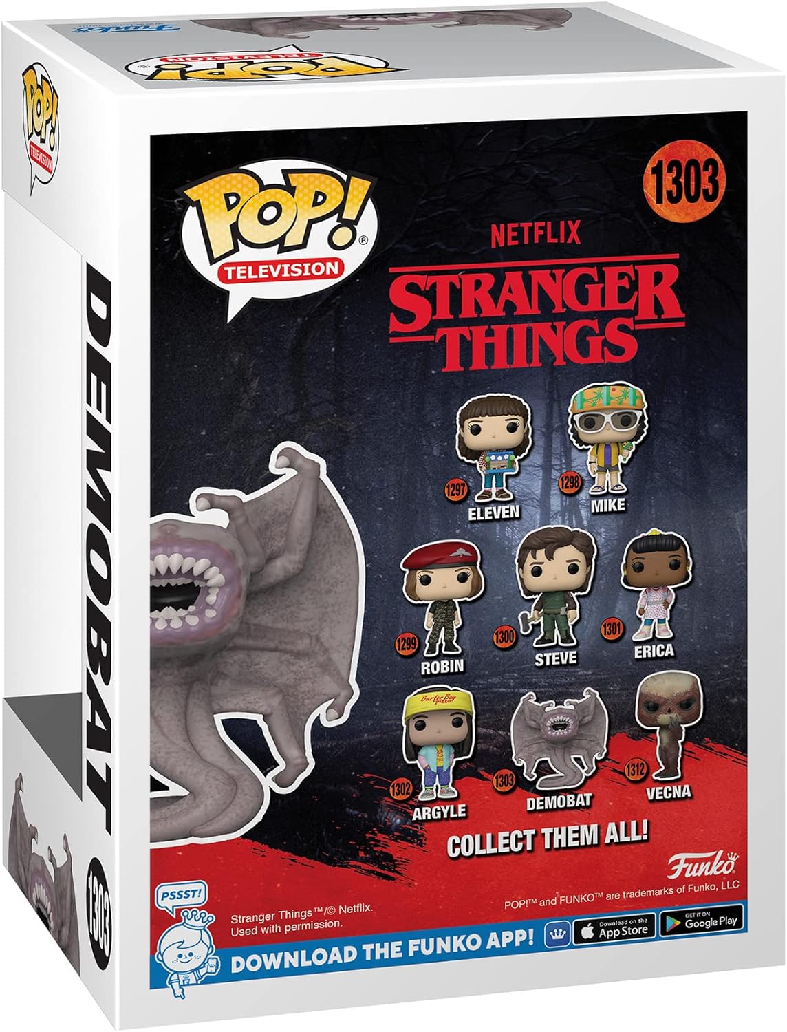 Funko POP! TV Stranger Things 1303 Demo-Bat