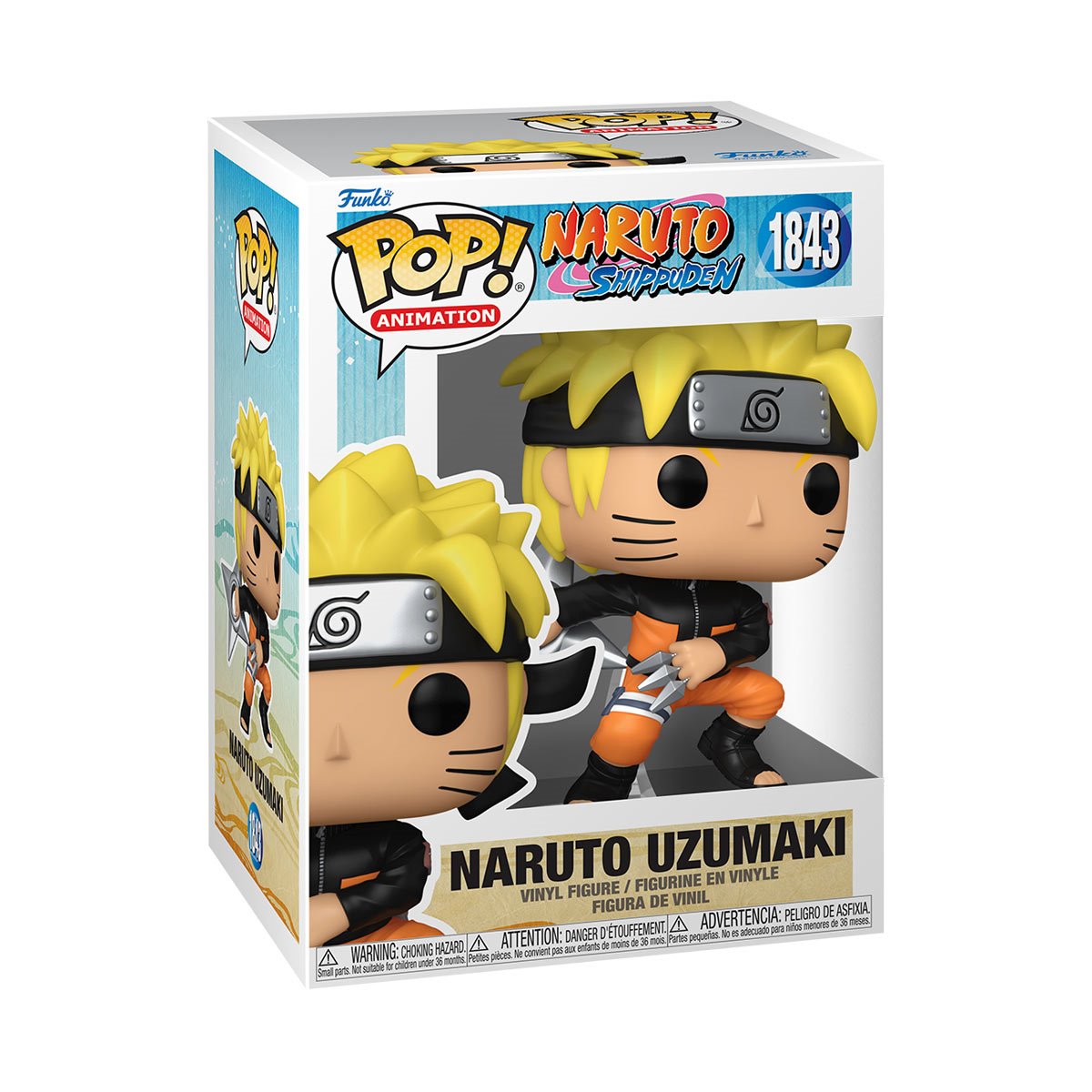 [Pre-Order] Funko POP! Animation Naruto Shippuden 1843 Naruto Uzumaki with Shuriken with Chance of CHASE