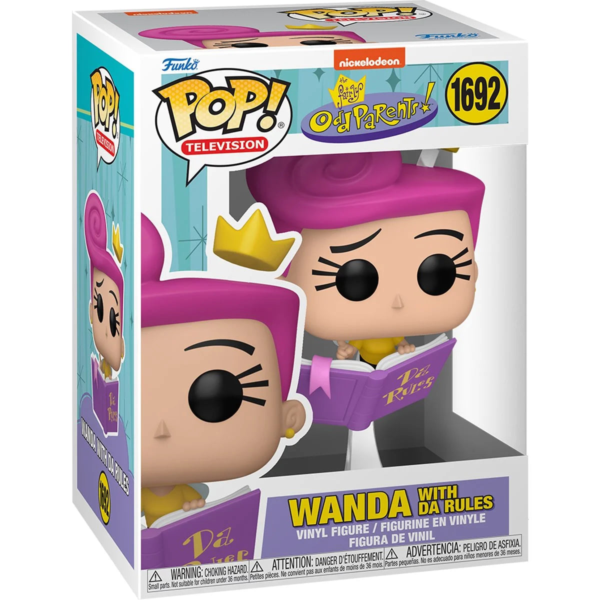 [Pre-Order] Funko POP! Animation The Fairly OddParents 1692 Wanda with Da Rules