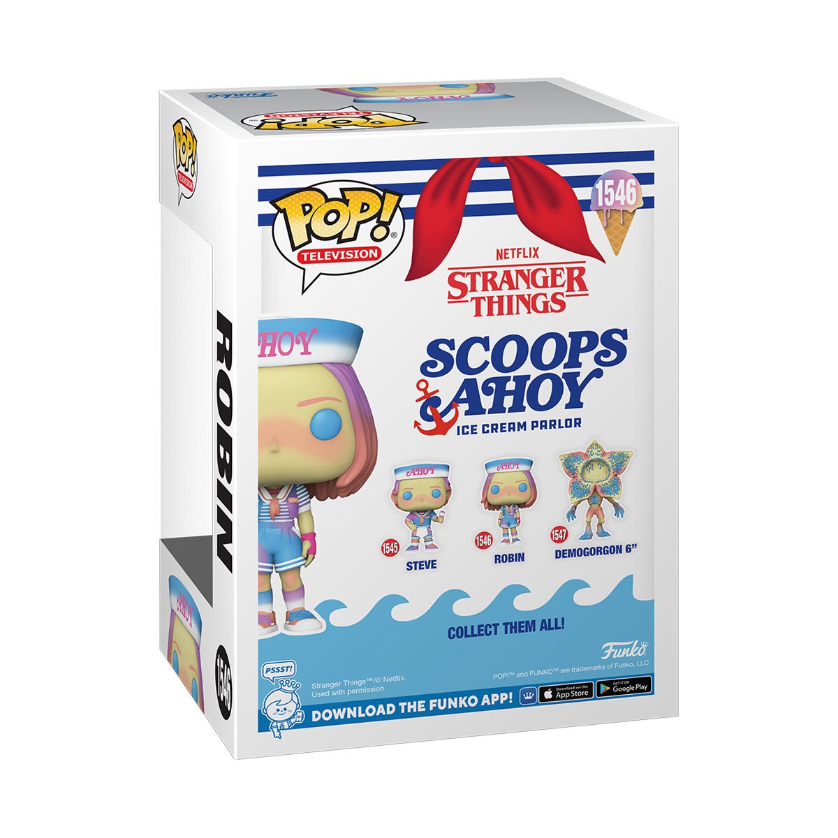 Funko POP! TV Stranger Things 1546 Robin (Scoops Ahoy) Sherbert Surprise