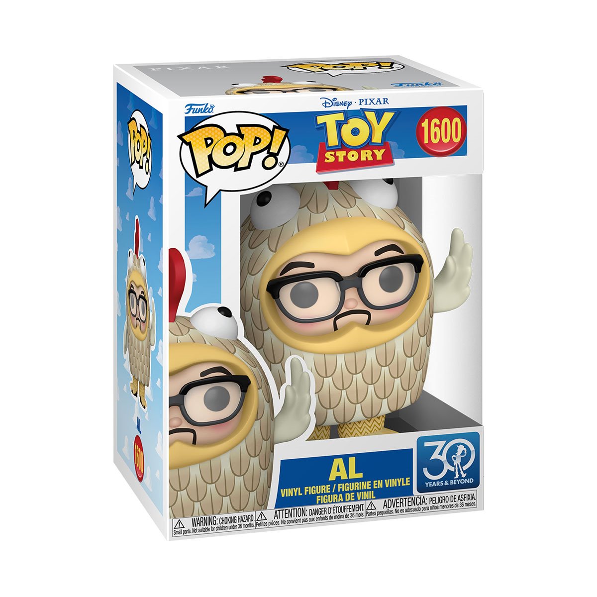 Funko POP! Disney Pixar Toy Story 1600 Al in Chicken Suit