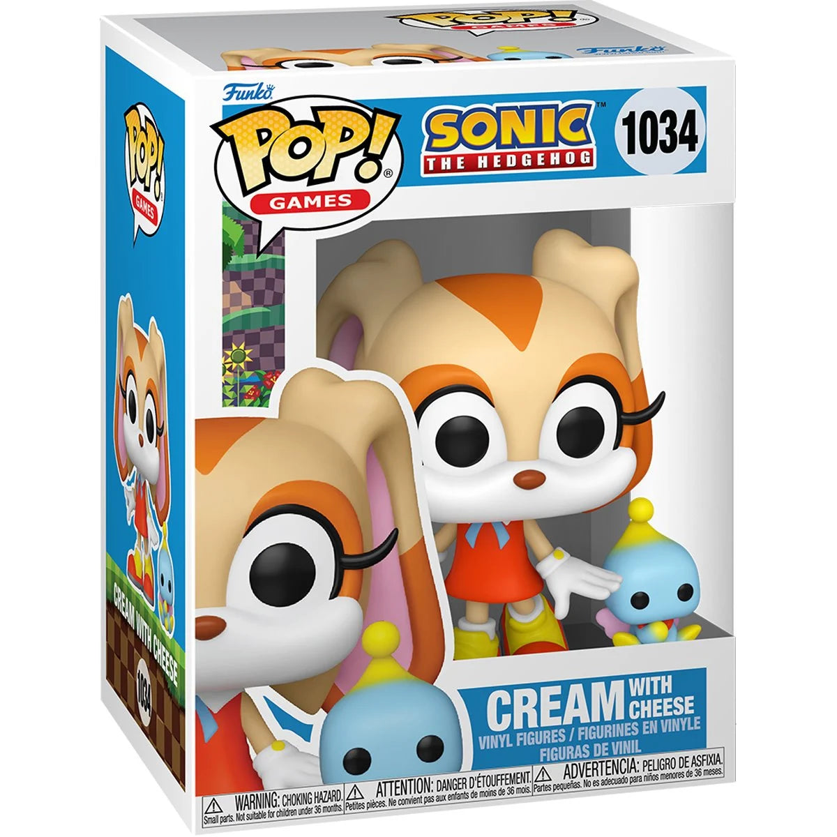 Funko POP! Games Sonic the Hedgehog 1034 Cream with Cheese Buddy