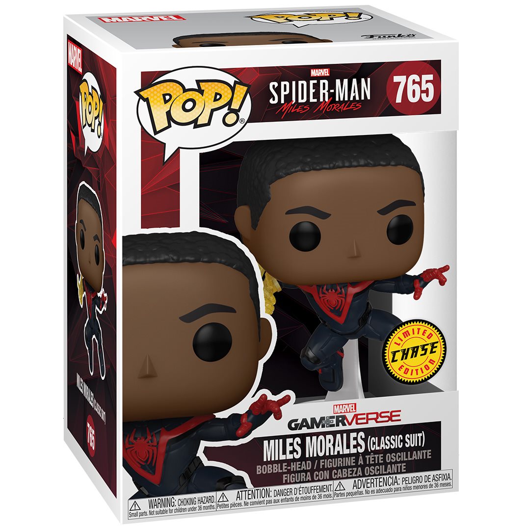 Funko POP! Marvel Gamerverse Spider-Man: Miles Morales 765 Miles Morales (Classic Suit) with CHASE