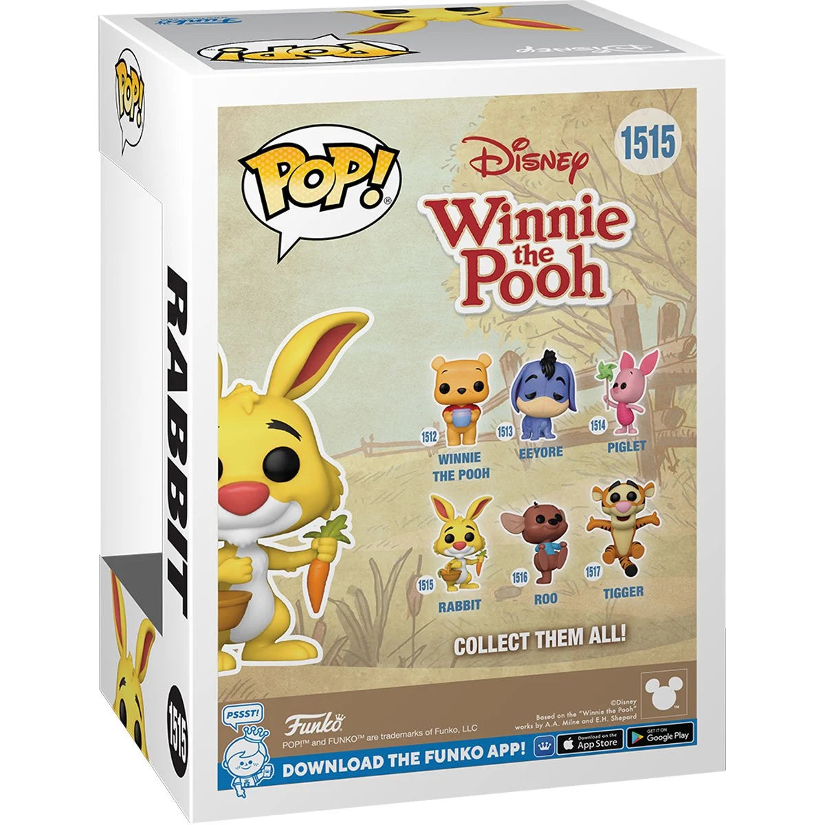 Funko POP! Disney Animated Winnie the Pooh 1515 Rabbit with Carrots