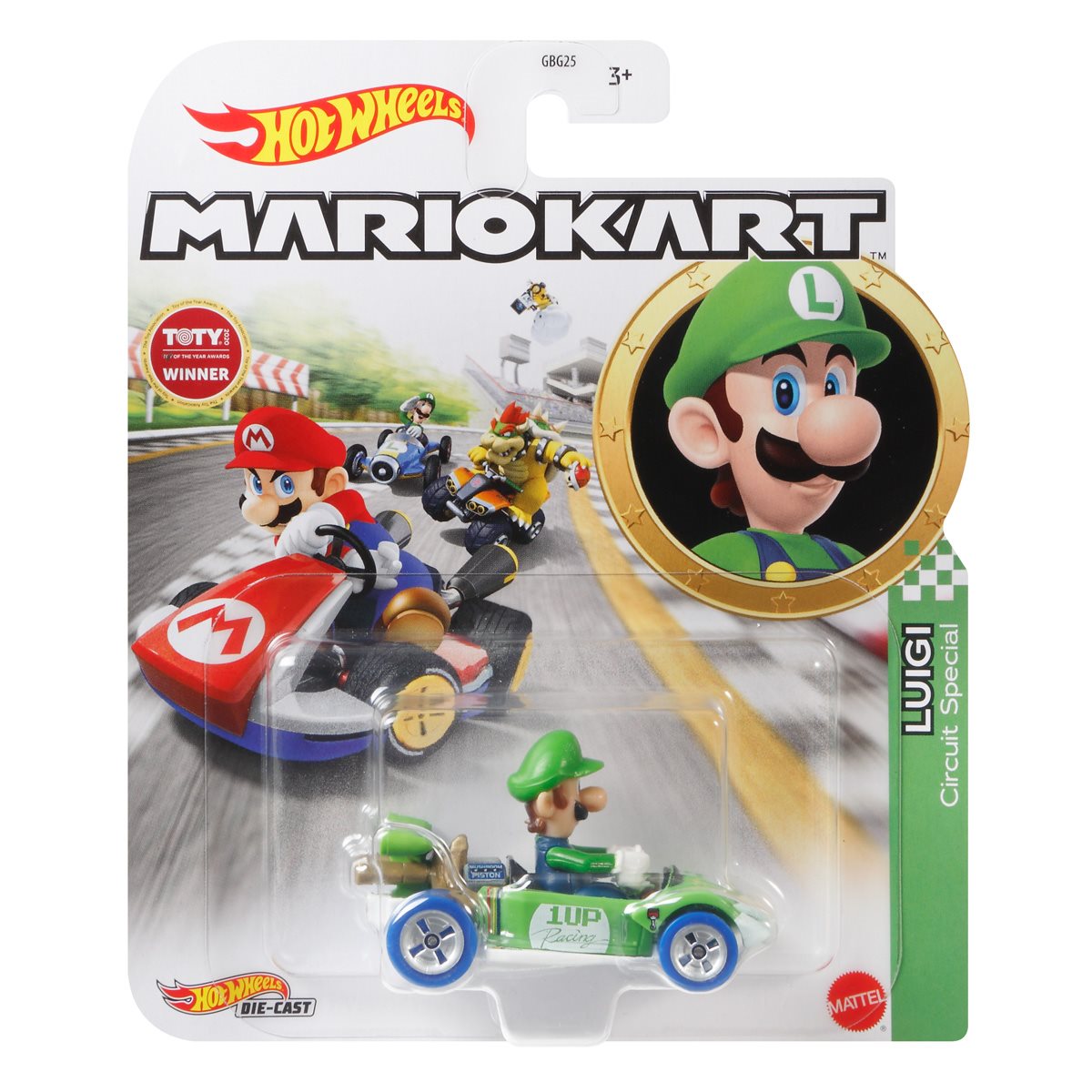 Mattel Hot Wheels Mario Kart 2024 Luigi Circuit Special