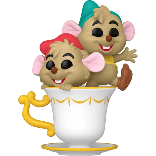 [Pre-Order] Funko POP! Disney Cinderella 75th Anniversary 1544 Jaq & Gus Gus in Teacup