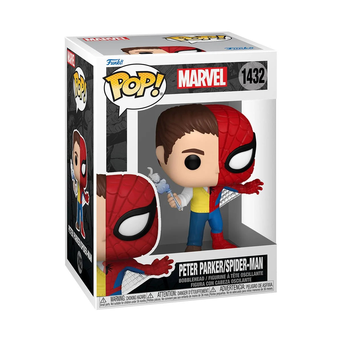 Funko POP! Marvel Comics Splits 1432 Peter Parker/Spider-Man