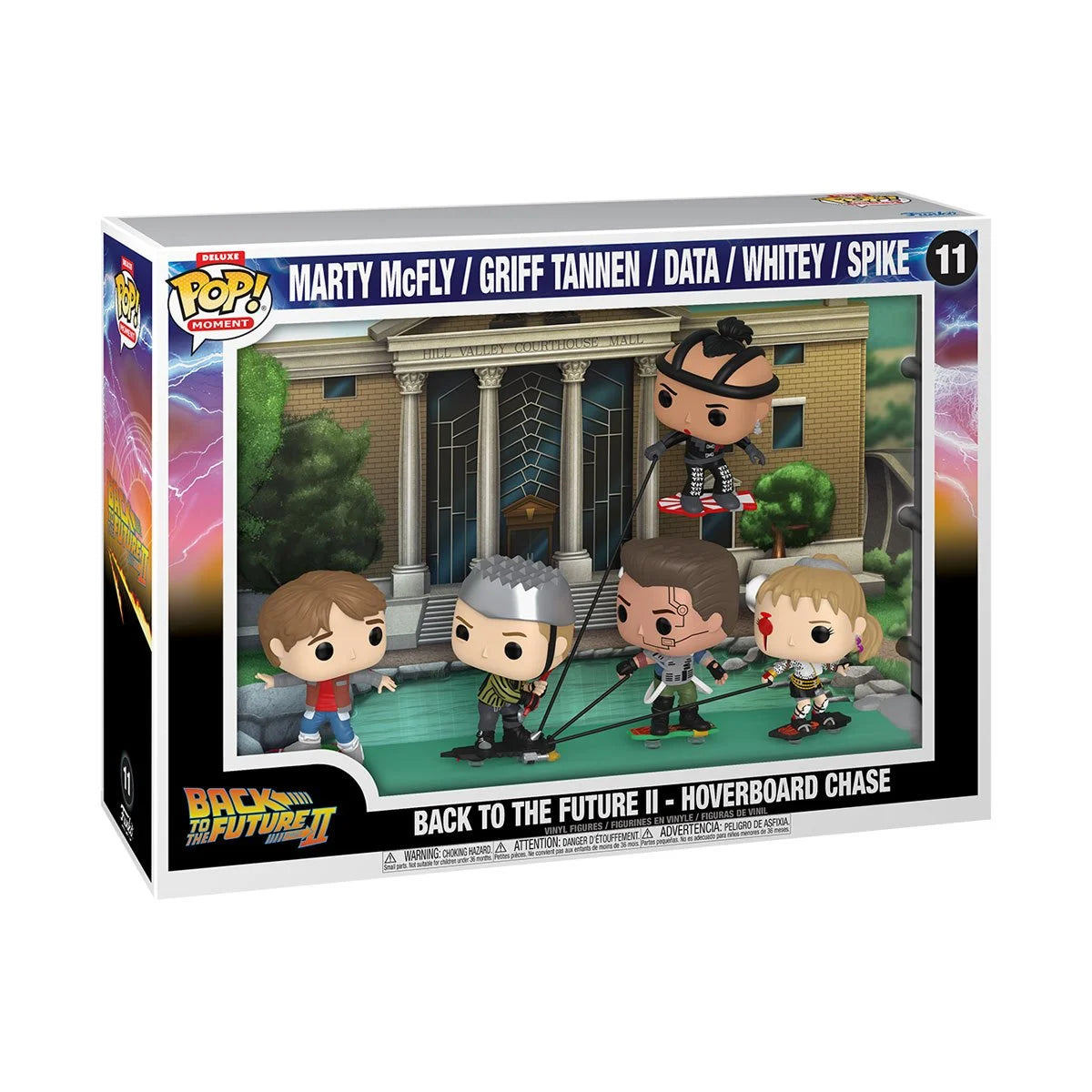 Funko POP! Super Deluxe Movie Moments Back to the Future Part II 11 Hoverboard Chase in Hard Case
