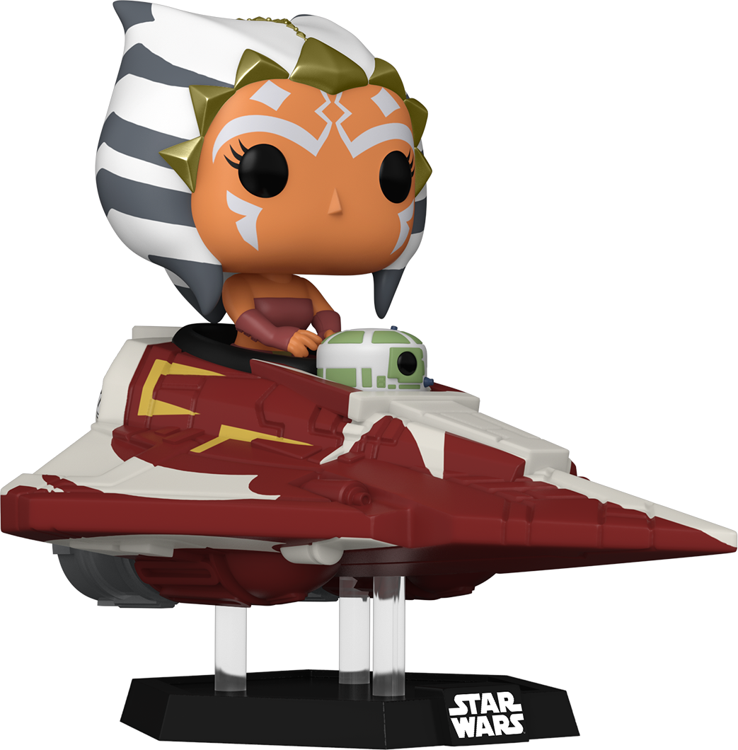 Funko POP! Rides Super Deluxe Star Wars Hyperspace Heroes 638 Ahsoka Tano in Delta 7 Jedi Starfighter Amazon Exclusive