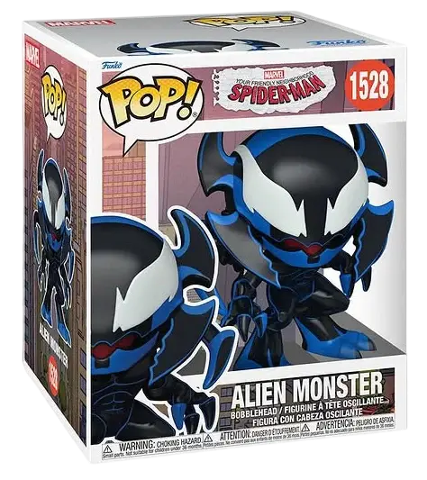 Funko POP! 6" Super Deluxe Marvel Studios Friendly Neighborhood Spider-Man 1528 Alien Monster
