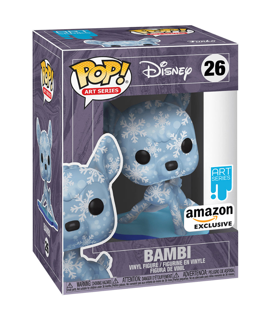 Funko Pop! Art Series Disney Treasures from The Vault 26 Bambi Amazon Exclusive with Hard Stack Protector