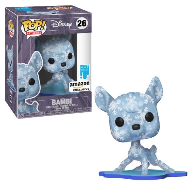 Funko Pop! Art Series Disney Treasures from The Vault 26 Bambi Amazon Exclusive with Hard Stack Protector