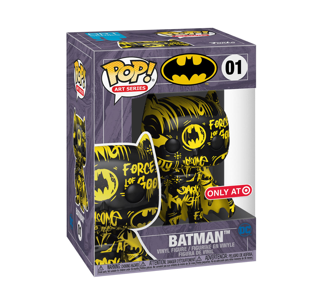 Funko POP! Art Series DC Heroes Batman 01 Batman Target Exclusive with Hard Stack Protector