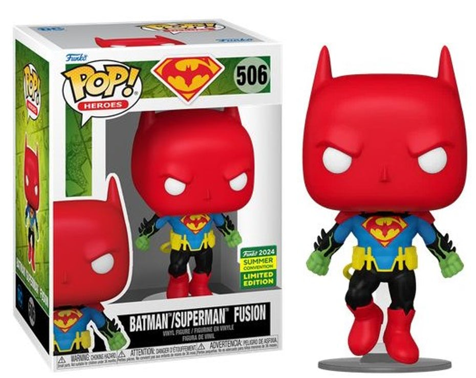 Funko POP! DC Heroes Batman/Superman 506 Batman/Superman Fusion 2024 Summer Convention Exclusive