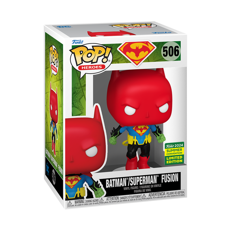 Funko POP! DC Heroes Batman/Superman 506 Batman/Superman Fusion 2024 Summer Convention Exclusive