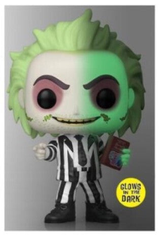 Funko POP! Movies Beetlejuice 1010 Beetlejuice (Handbook) 2020 Fall Convention Exclusive Glow In The Dark GITD