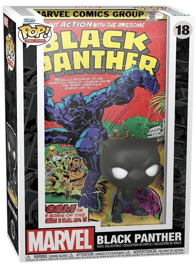 Funko POP! Comic Covers Marvel Black Panther 18 Black Panther (First Appearance)