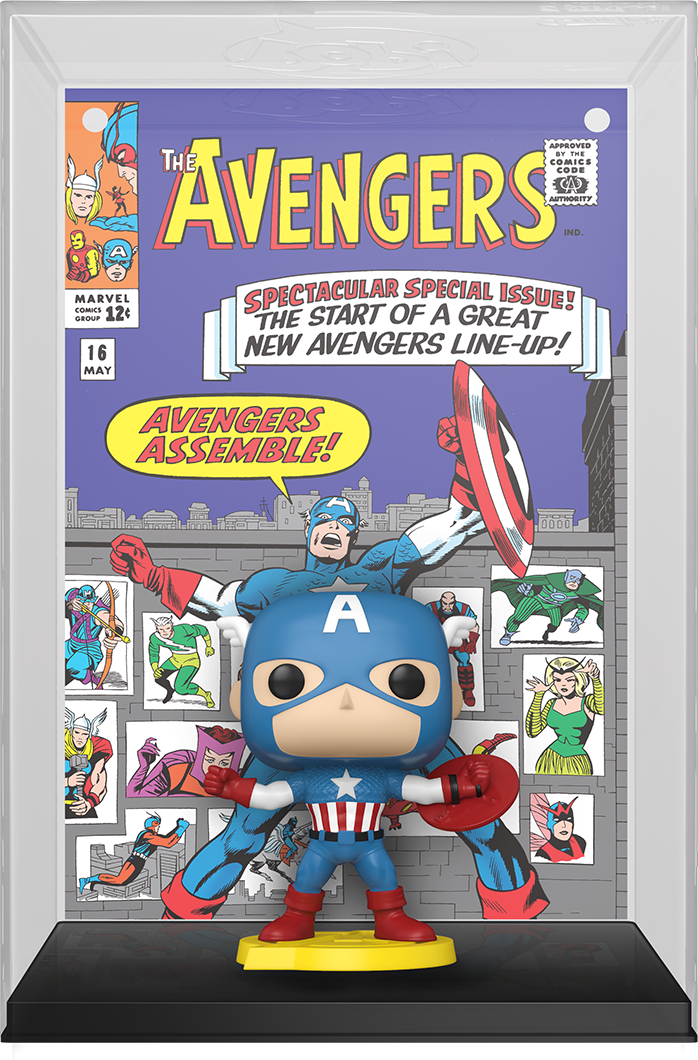 Funko POP! Comic Covers Marvel The Avengers 30 Captain America (Avengers Assemble) Target Exclusive