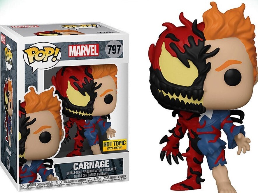 Funko POP! Marvel Venom 797 Carnage (Cletus Kasady) Hot Topic Exclusive