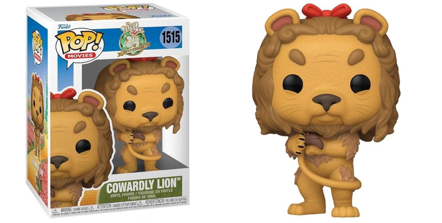 Funko POP! Movies The Wizard of Oz 1515 Cowardly Lion 85th Anniversary Common and CHASE