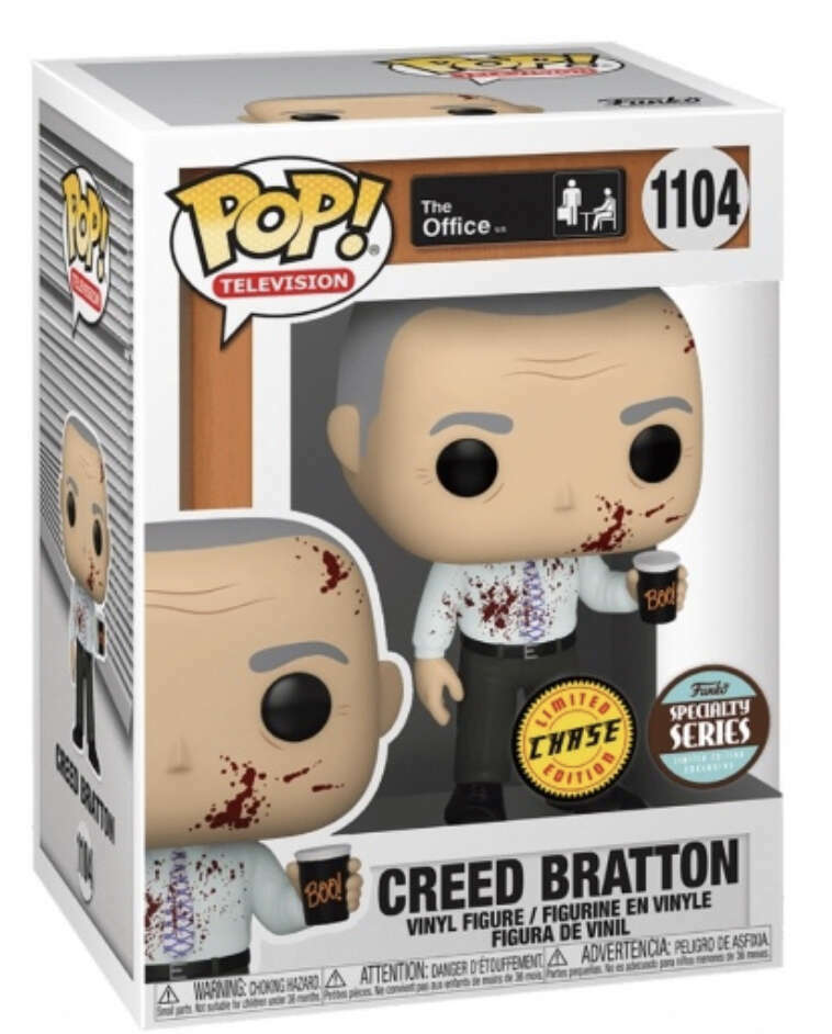 Funko POP! TV The Office 1104 Creed Bratton (Bloody) Exclusive to Specialty Series CHASE