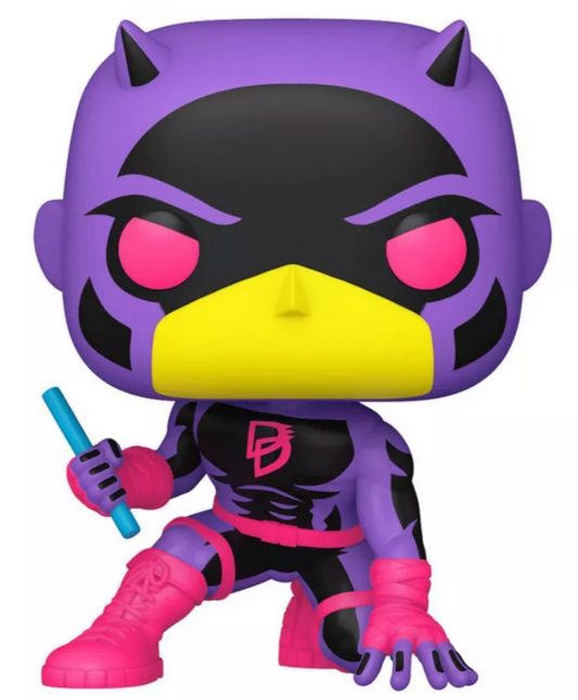 Funko POP! Marvel Comics Daredevil 1359 Daredevil (Shadowland) Black Light Target Exclusive