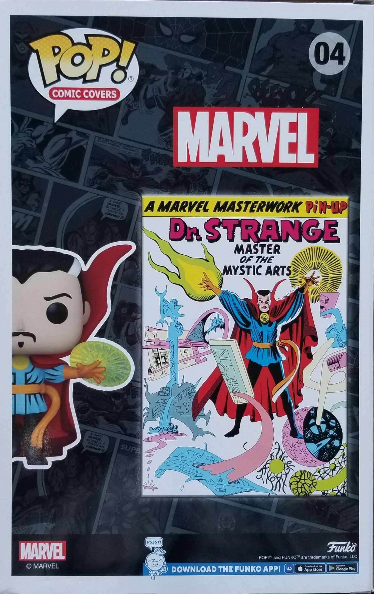 Funko POP! Comic Covers Marvel Doctor Strange 04 Doctor Strange (Master of the Mystic Arts) Target Exclusive