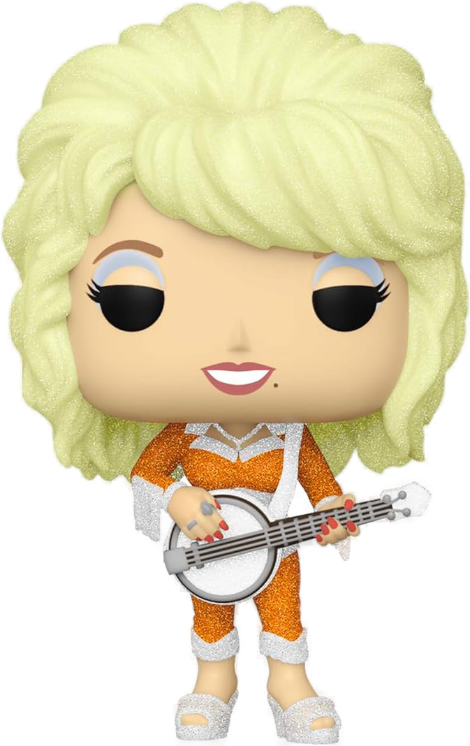 Funko POP! Rocks Icons 268 Dolly Parton Diamond Glitter Amazon Exclusive