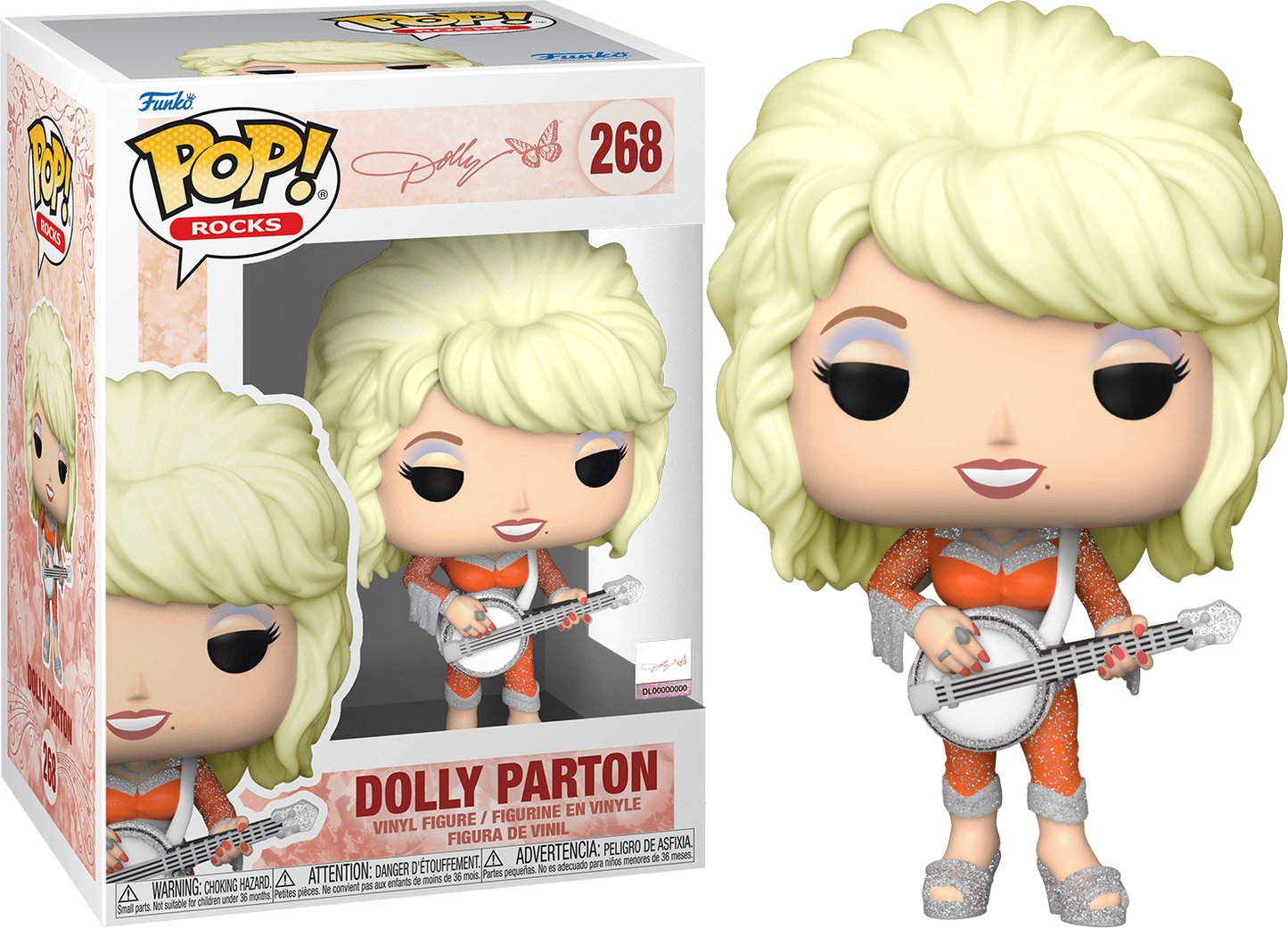 Funko POP! Rocks Icons 268 Dolly Parton with Banjo