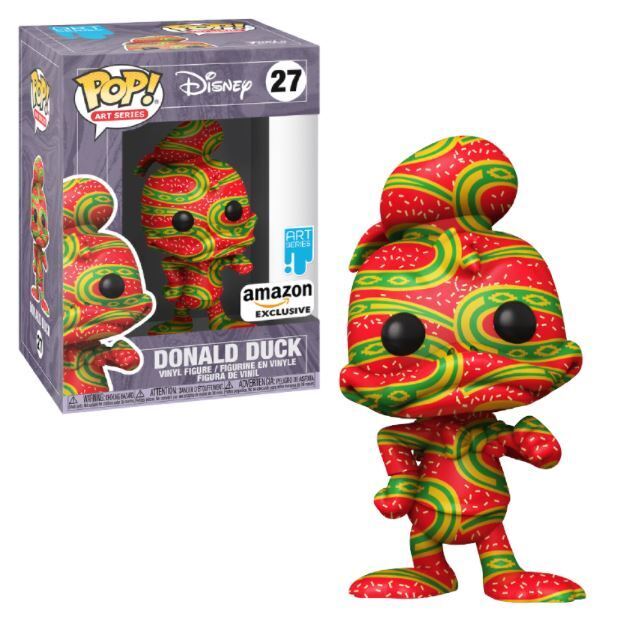 Funko POP! Art Series Disney Treasures from The Vault 27 Donald Duck Amazon Exclusive with Hard Stack Protector