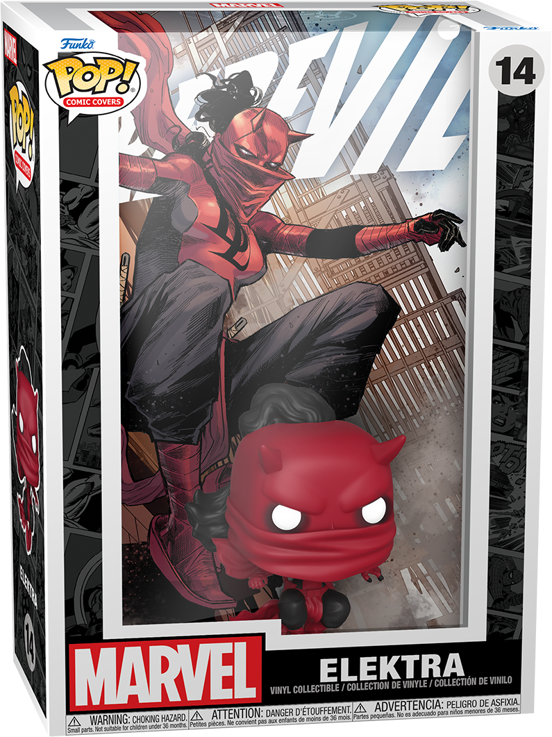 Funko POP! Comic Covers Marvel Daredevil 14 Elektra as Daredevil