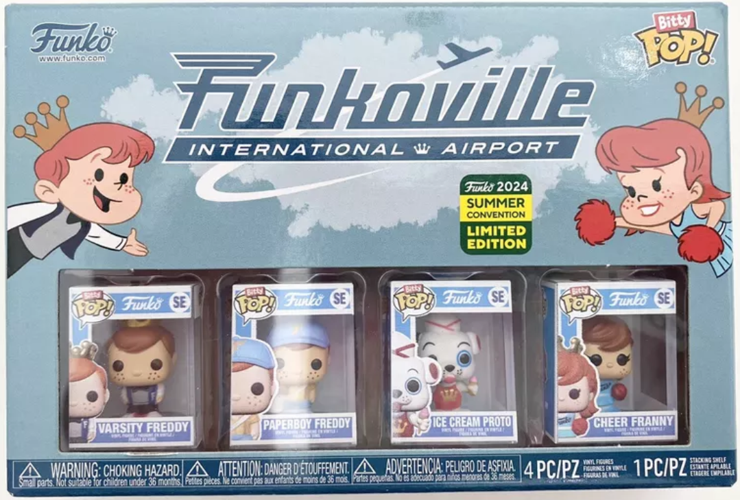 Funko Bitty POP! Ad Icons Freddy Funko Special Edition Funkoville International Airport 2024 Summer Convention Exclusive