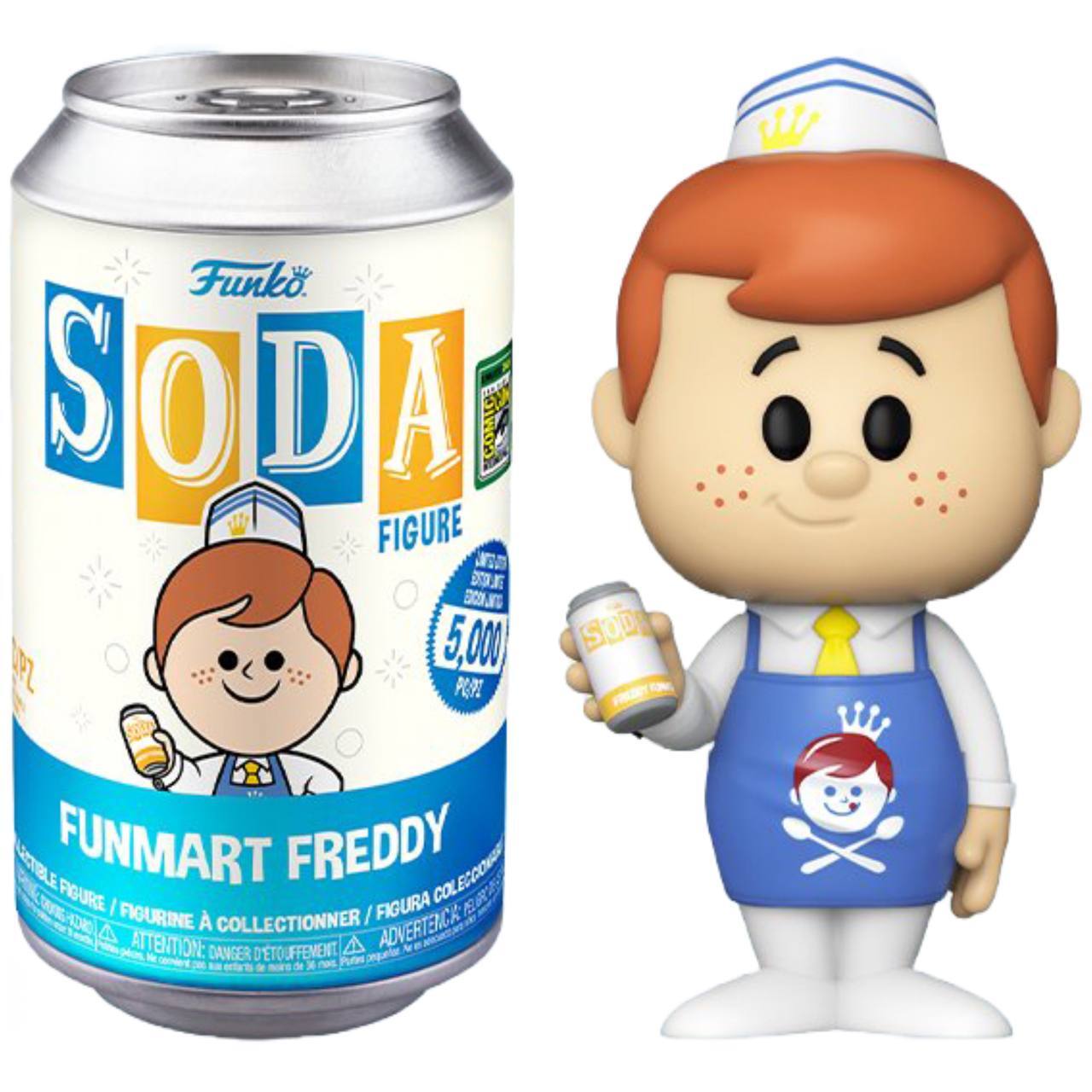 Funko POP! Soda Ad Icons Freddy Funko Funmart Freddy (Sealed) Limited Edition 2024 Summer Convention Exclusive