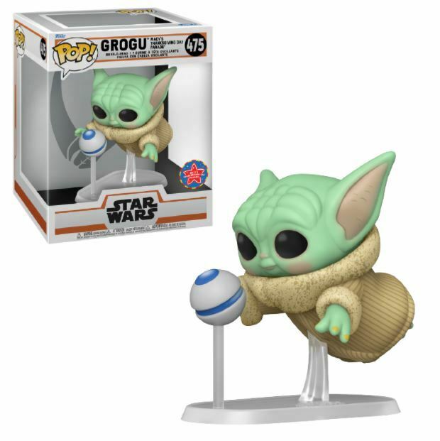 Funko POP! 6" Super Deluxe Star Wars The Mandalorian 475 Macy's Thanksgiving Day Parade Grogu (The Child, Baby Yoda) Float Funko/Macy's Exclusive