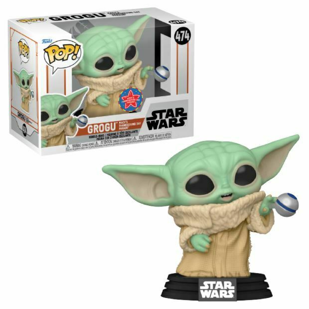 Funko POP! Star Wars The Mandalorian 474 Grogu (The Child) with Control Knob Macys Thanksgiving Day Parade Float Exclusive
