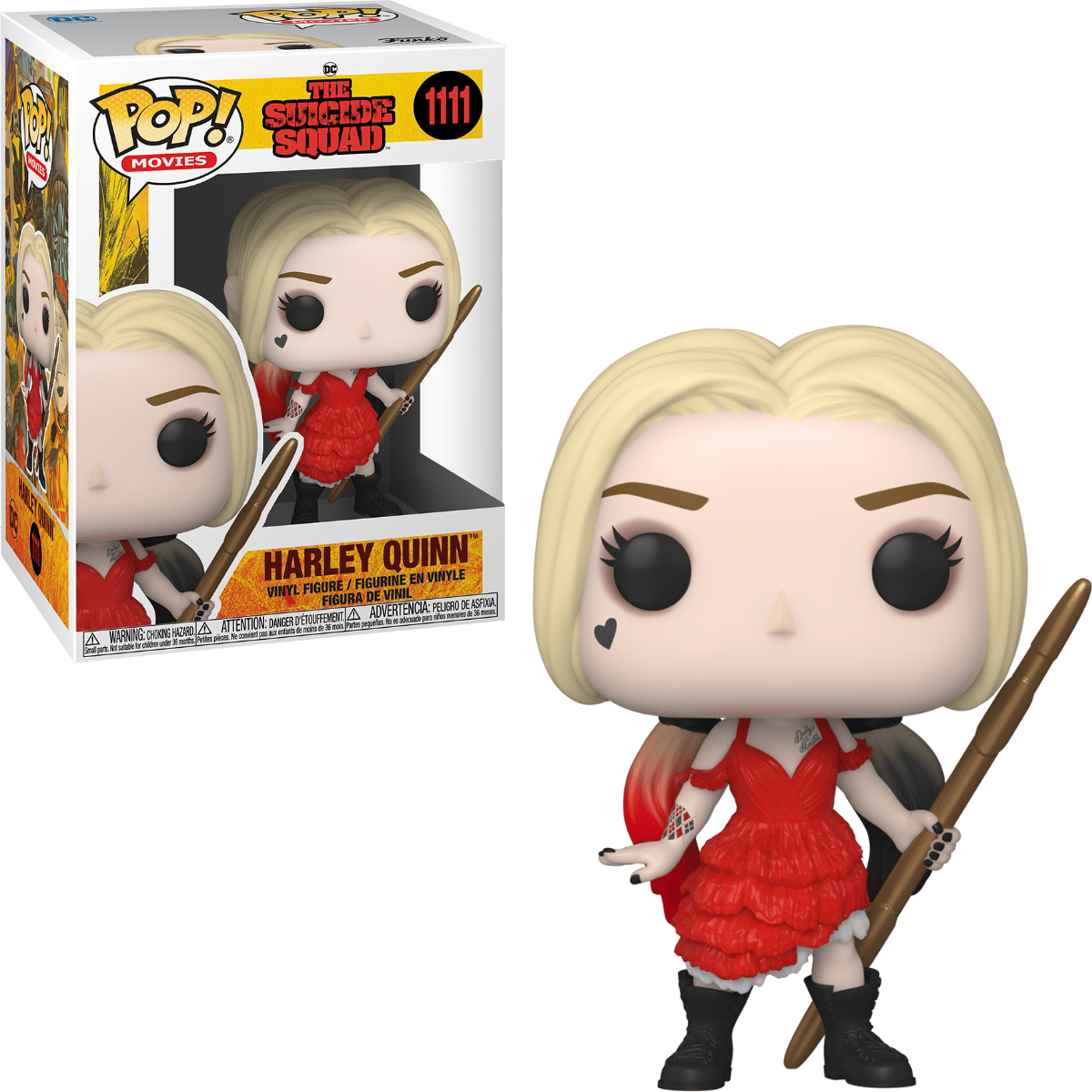Funko POP! DC Heroes Movies The Suicide Squad 1111 Harley Quinn in Ripped Dress