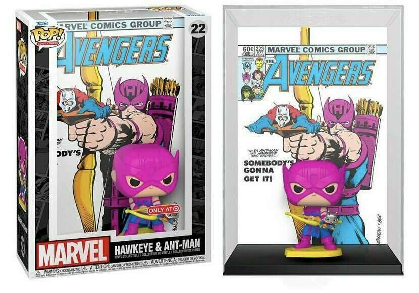 Funko POP! Comic Covers Marvel The Avengers 22 Hawkeye & Ant-Man Target Exclusive