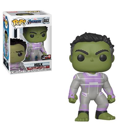 Funko POP! Marvel Movies Avengers Endgame 463 Hulk in Quantum Suit GameStop Exclusive