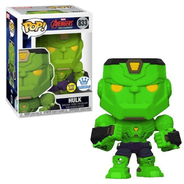 Funko POP! Marvel Mech Strike Avengers 833 Hulk (Mecha) Glow-in-the-Dark Funko Shop Exclusive