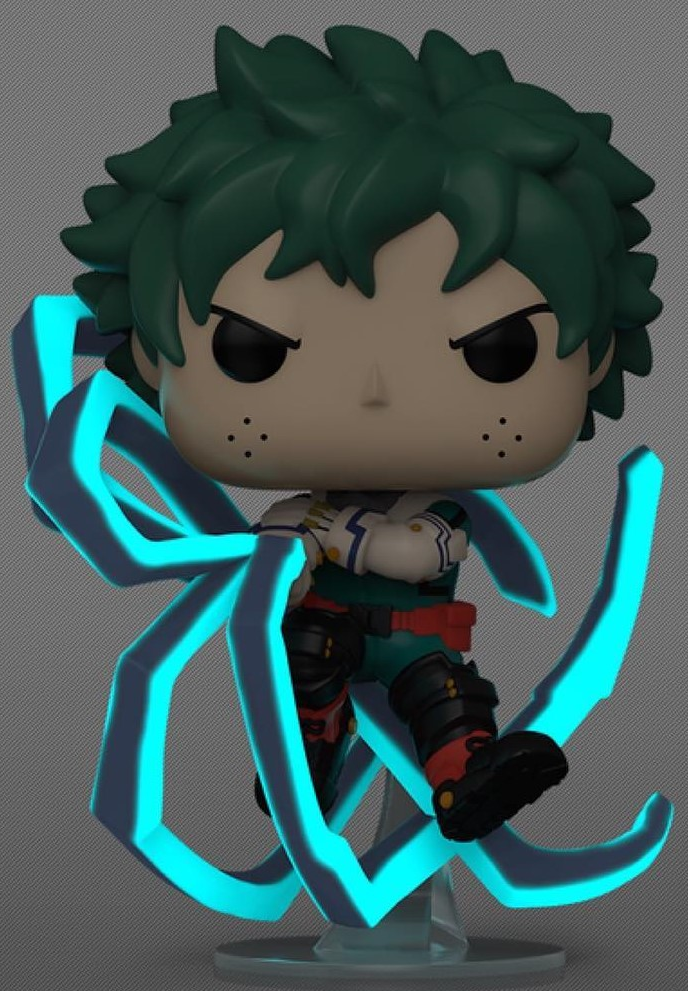 Funko POP! Animation My Hero Academia 1347 Izuku Midorya Deku (Black Whip) Glow-in-the-Dark GITD PX Exclusive