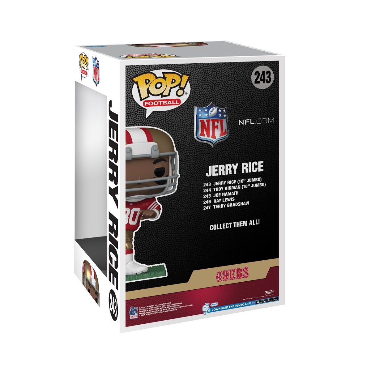 Funko POP! 10" Jumbo Football San Francisco 49ers 243 Jerry Rice (Home Uniform)