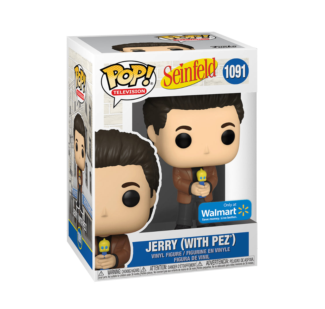 Funko POP! TV Seinfeld 1091 Jerry with Pez Walmart Exclusive