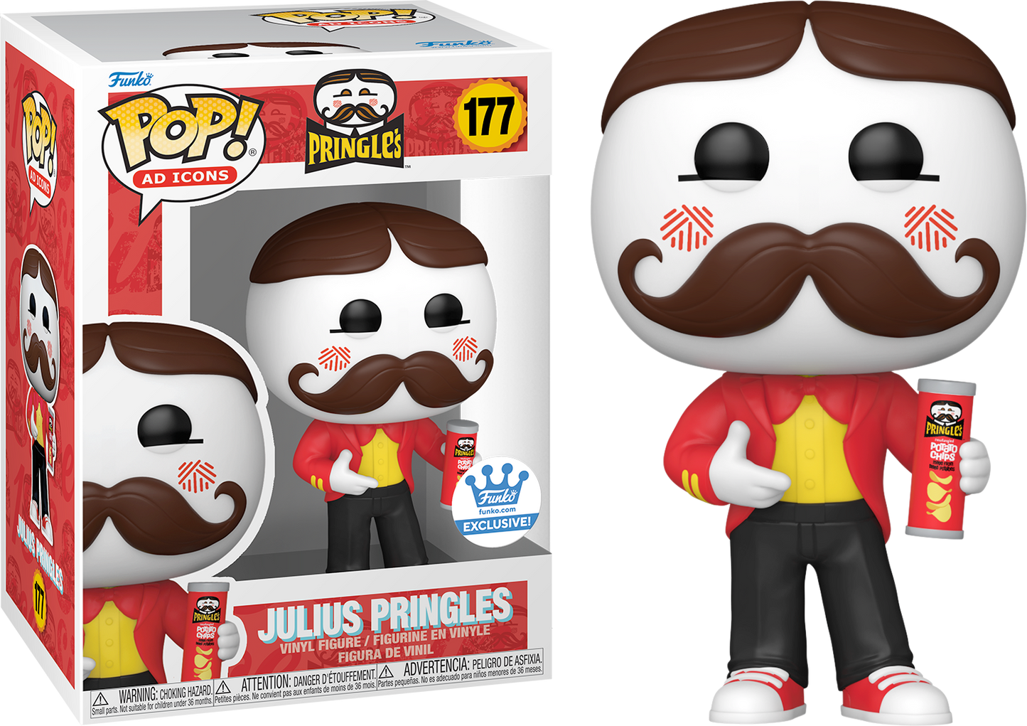 Funko POP! Ad Icons Pringles 177 Julius Pringles Funko Shop Exclusive