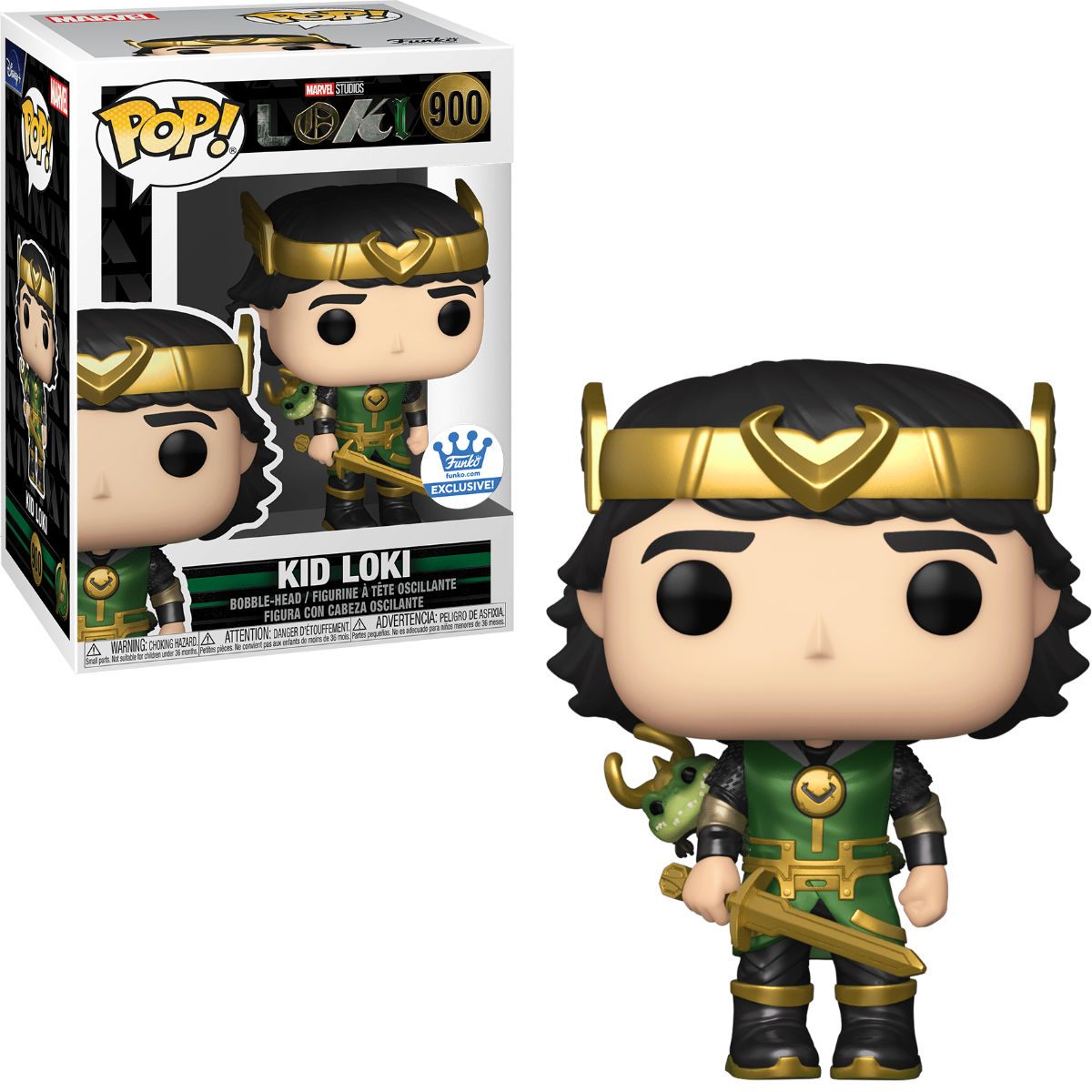 Funko POP! Marvel Studios Loki 900 Kid Loki (Metallic) Funko Shop Exclusive