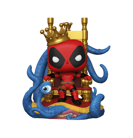 Funko POP! 6" Super Deluxe Marvel Deadpool 724 King Deadpool on Throne PX Previews Exclusive