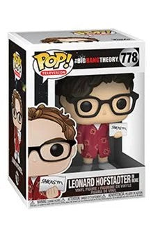 [Pre-Order] Funko POP! TV Big Bang Theory 778 Leonard Hofstadter in Robe (Sarcasm Sign)