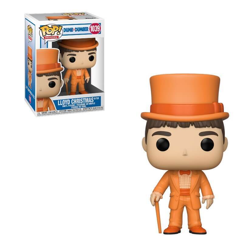 Funko POP! Movies Dumb and Dumber 1039 Lloyd Christmas in Tux or with Champagne Bottle Common and CHASE