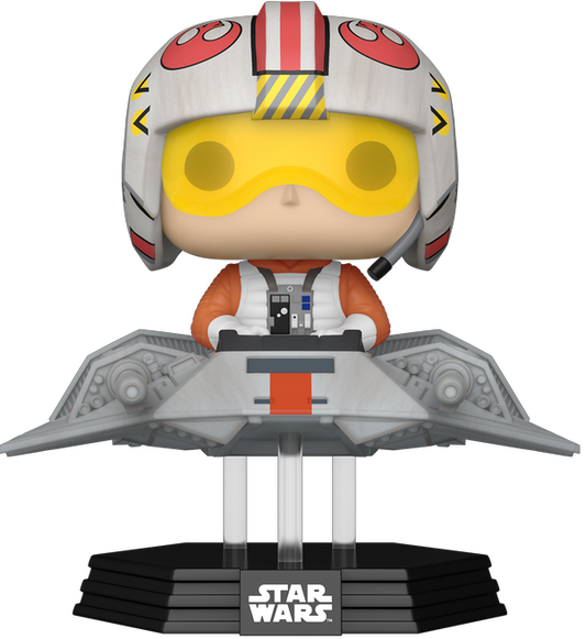 Funko POP! Rides Super Deluxe Star Wars Hyperspace Heroes 662 Luke Skywalker in T-47 Airspeeder Amazon Exclusive